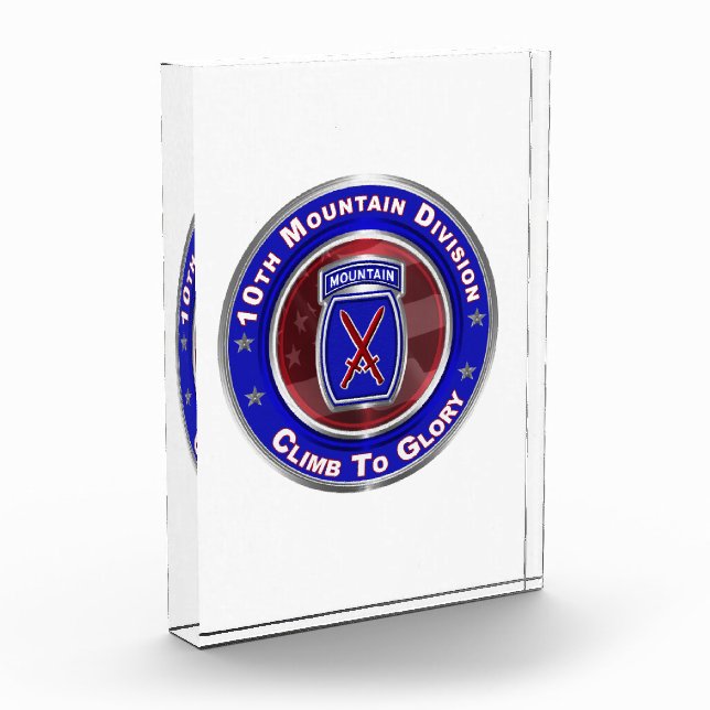 10th Mountain Division “Climb To Glory” Photo Block (Left)