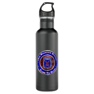 10th Mountain Division “Climb To Glory” Stainl 710 Ml Water Bottle