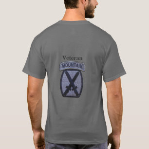 10th mountain division Fort Drum veterans vets T-Shirt