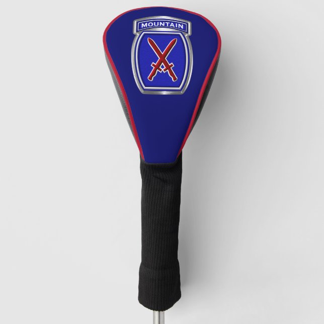 10th Mountain Division   Golf Head Cover (Front)