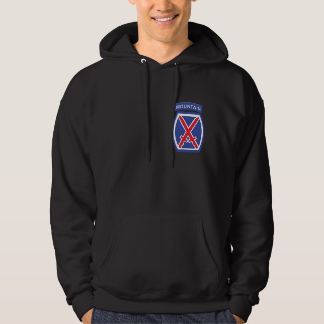 10th Mountain Division  Hoodie (Front)