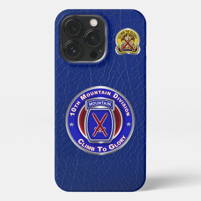 10th Mountain Division   iPhone Case (Back)