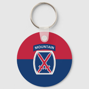 10th Mountain Division Keychain