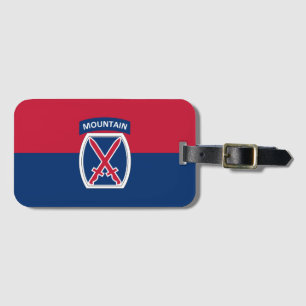 10th Mountain Division Luggage Tag