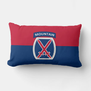 10th Mountain Division Lumbar Pillow