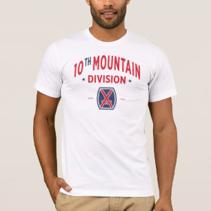 10th Mountain Division "Mountaineer" Badge T-Shirt