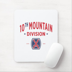 10th Mountain Division "Mountaineer" Mouse Pad