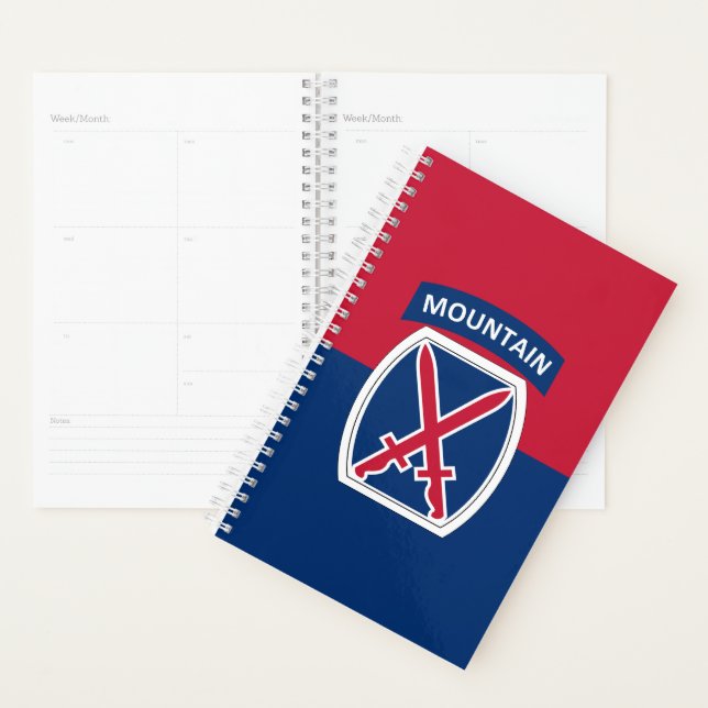 10th Mountain Division Planner (Display)