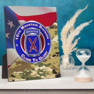 10th Mountain Division  Plaque