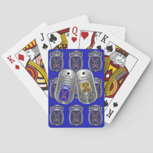 10th Mountain Division  Playing Cards
