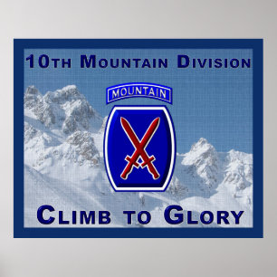 10th Mountain Division Poster