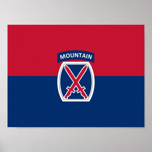 10th Mountain Division Poster (Front)