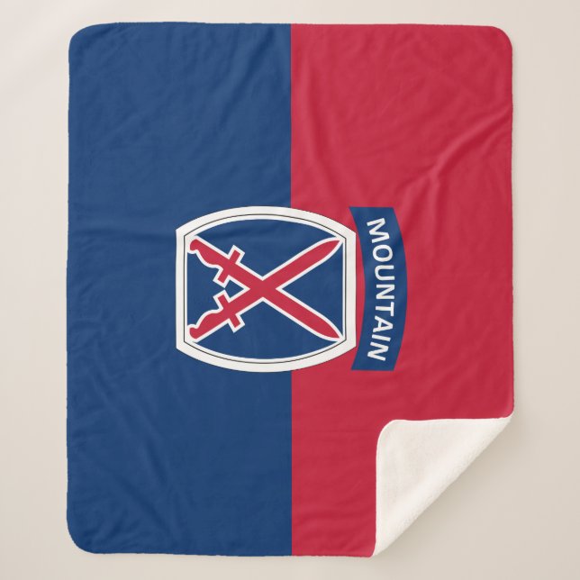 10th Mountain Division Sherpa Blanket (Front)