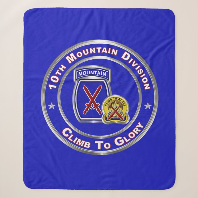 10th Mountain Division  Sherpa Blanket (Front)