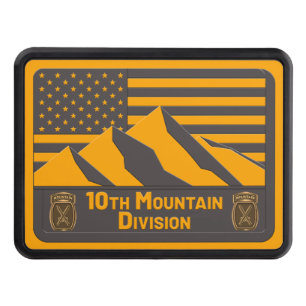 10th Mountain Division  Trailer Hitch Cover