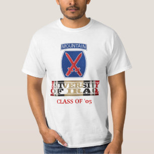 10th Mountain Division University of Iraq Shirt