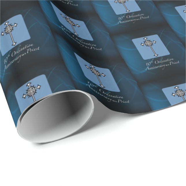 10th Ordination Anniversary of Priest Wrapping Paper (Roll Corner)