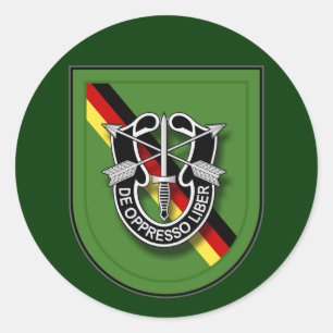 10th SFG(A) - Bad Tolz, Germany Classic Round Sticker