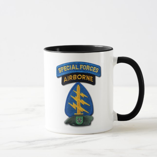 10th SFGA Special forces group green berets Mug (Right)