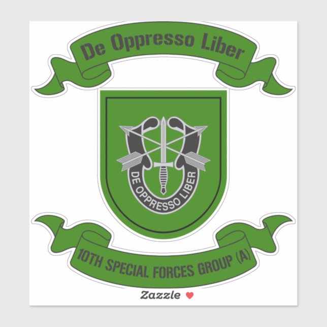 10th Special Forces Group (Airborne) 10th SFG (Sheet)