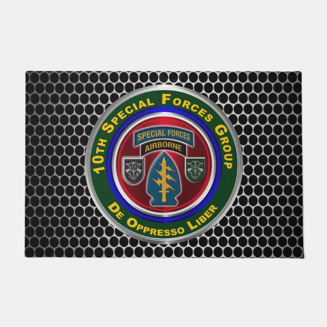10th Special Forces Group (Airborne) Doormat (Front)