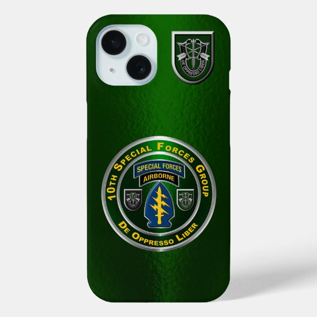 10th Special Forces Group Case-Mate iPhone Case (Back)
