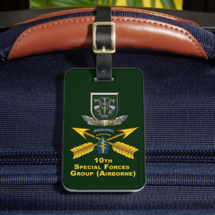 10th Special Forces Group Luggage Tag