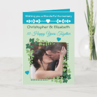 10th Tin Anniversary photo green azure