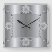 10th Tin Wedding Anniversary Wall Clock