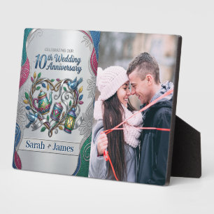 10th Tin Wedding Anniversary We Still Do Photo Plaque