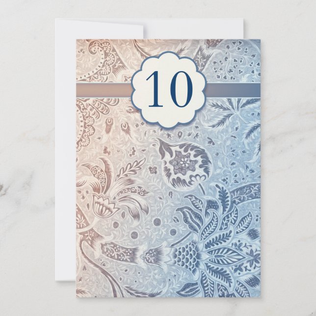 10th wedding anniversary beautiful invitations (Front)