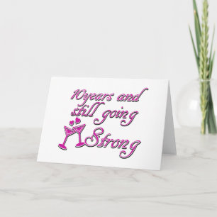 10th wedding anniversary card