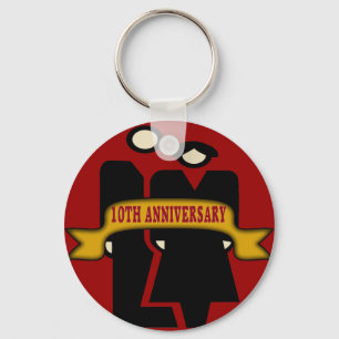 10th Wedding Anniversary Gifts Keychain
