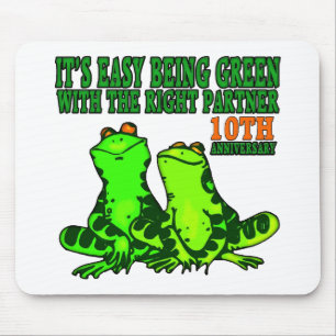 10th Wedding Anniversary Gifts Mouse Pad