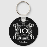 10TH wedding anniversary tin