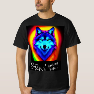 10tray Jojo Wolf Colors Wonderful G 4000 T-Shirt
