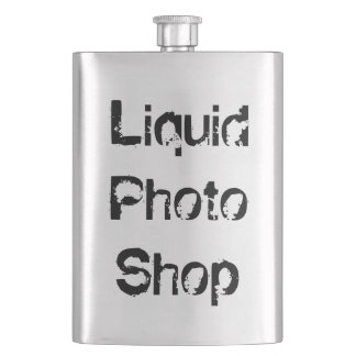10tshirts.com Customizable Flask Liquid Photo Shop