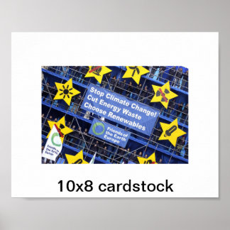 10x8 cardstock poster