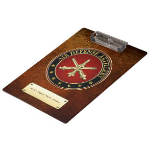 [110] Air Defence Artillery (ADA) Branch Insignia Clipboard