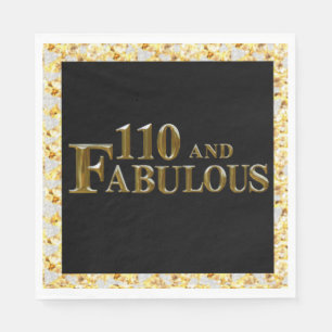 110 Birthday Napkin