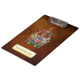 [110] Canada Coat of Arms [3D] Clipboard
