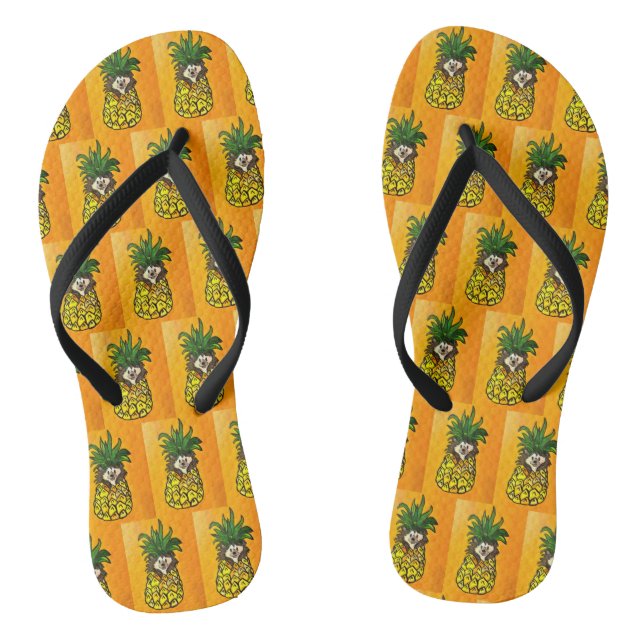 110 - Hérisson et tongs d'ananas (Semelle)