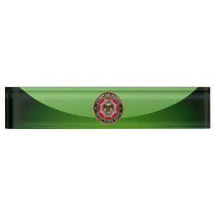 [110] Scottish Rite Double-headed Eagle Nameplate