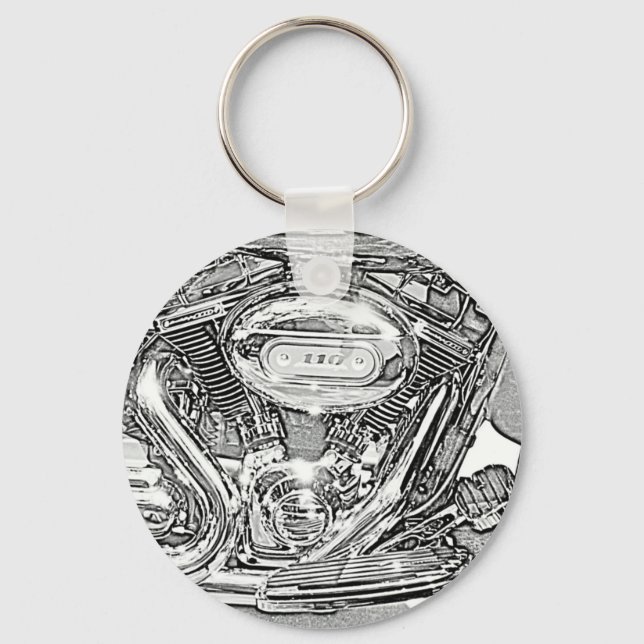 110 Screaming Eagle Keychain (Front)