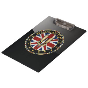 [110] Special Air Service (SAS) Badge [3D] Clipboard