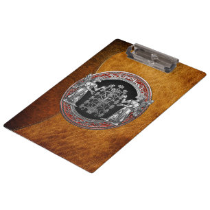 [110] Two Silver Ninurtas with Tree of Life Clipboard