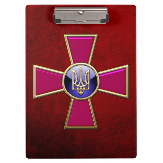 [110] Ukrainian Armed Forces Emblem Clipboard (Front)