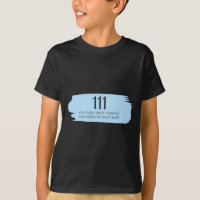 111 Angel Number Blue