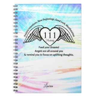 111 Angel Number Gratitude Journal | Name Notebook