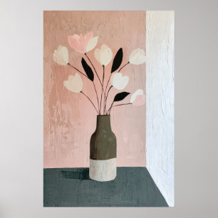 1129 Strength And Calm Of A Floral Minimalism - Hi Poster